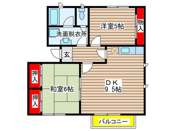 トルースヒルズＩＴＭ　Ｌ棟の物件間取画像